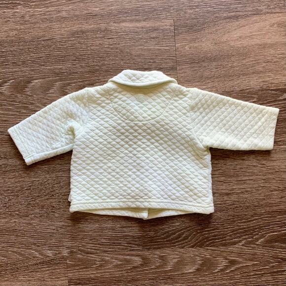 Childrens Place Pastel Lime Green Quilted Sweater2 - Picture 8 of 10